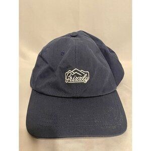 Grizzly Griptape Hat Navy Blue Diamond Supply Co Streetwear Adjustable Cap NEW!
